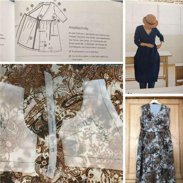 Sewing a Japanese wrapdress… and some complications Bliss and Blisters
